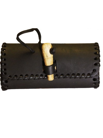 Gürteltasche groß mit Holzverschluss Gürteltasche groß mit Holzverschluss